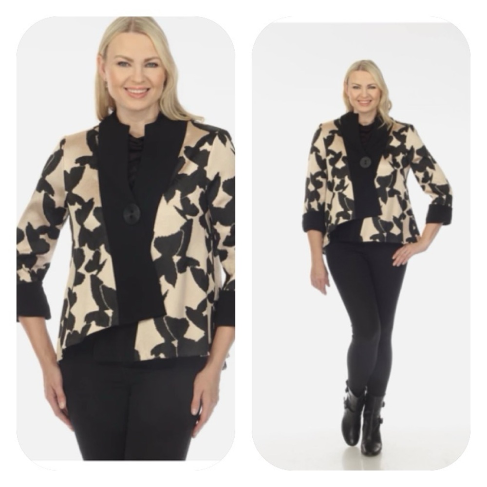 Joseph Ribkoff 3/4 Sleeve Swing Jacket